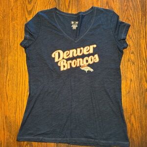 Women’s NFL Navy V-Neck Team Apparel Tee